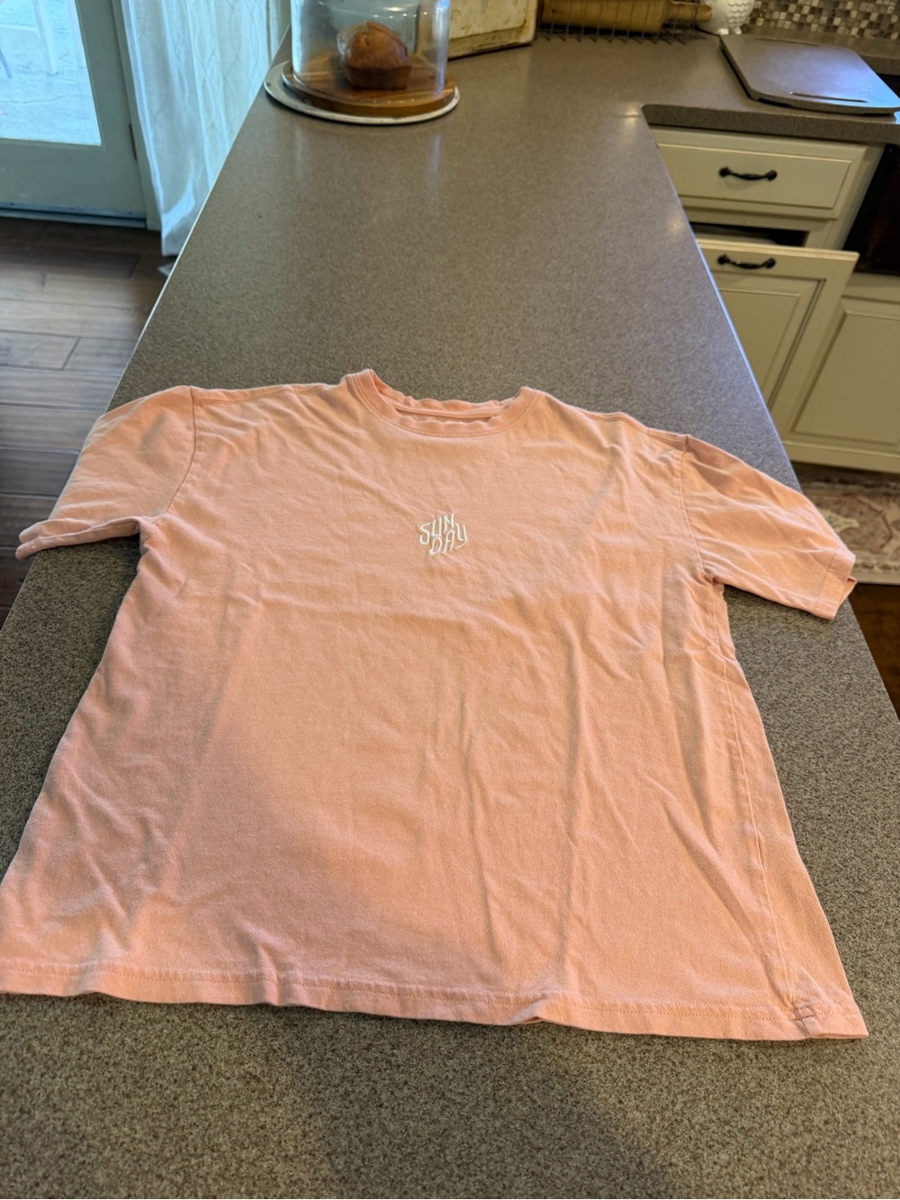 PacSun Pink 'SUN DAY' Short Sleeve Tee